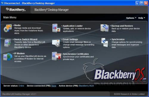 BlackBerry Desktop