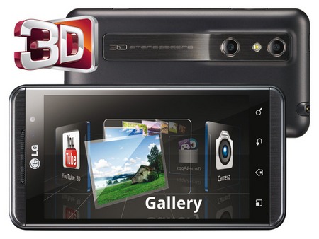 LG Optimus 3D Android Smartphone1 LG Optimus 3D esta queriendo cambiar de diseño y grosor para el 2012