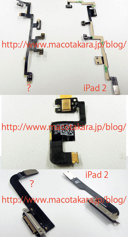 Componentes del nuevo iPad 3