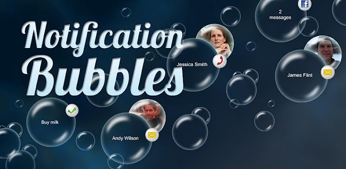 Notification bubbles