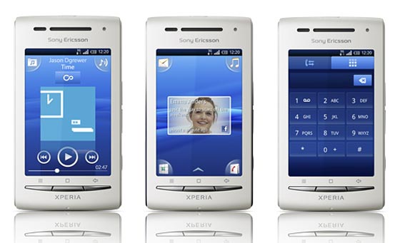 Temas para Sony Ericsson Xperia X8