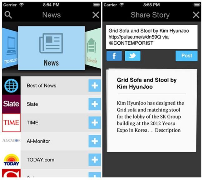 Pulse News, un nuevo lector de noticias en tu iPhone