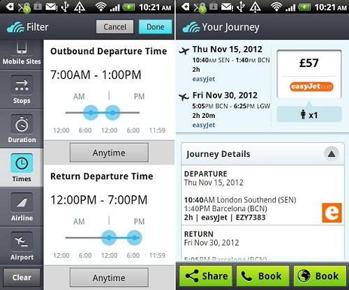 Skyscanner para Android 